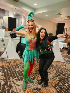 holiday party in costume